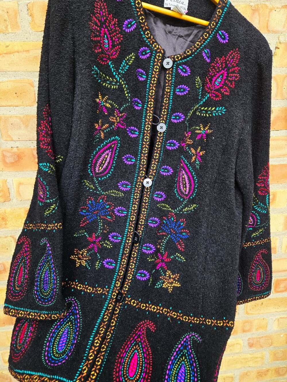 Linea Woold Embroidered Coat